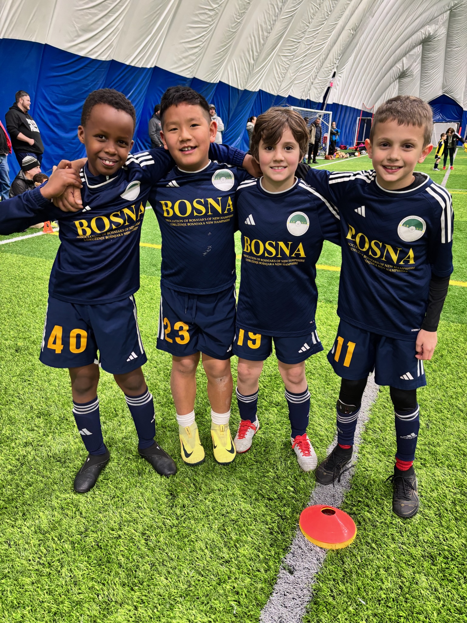 FC Bosna Team Huddle